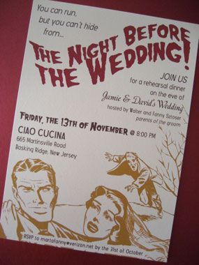 Lowkey Wedding, Wedding Invation, Horror Wedding, Halloween Wedding Invitations, Halloween Bride, Wedding Reception Dinner, Rockabilly Wedding, Halloween Themed Wedding, Wedding Reception Invitations