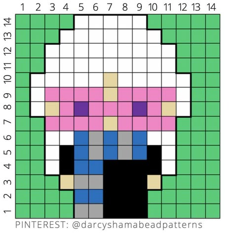 Small Luna Lovegood Pattern #luna #lovegood #ravenclaw #small #easy #beginner #harrypotter #hogwarts #wizardingworld #hamabeads #hamabeadpattern #perler #perlerbeads #pyssla #pixel #pixelart #crossstitch #fusebeads Luna Lovegood Perler Beads, Luna Lovegood Ravenclaw, Pixel Art Harry Potter, Safety Pin Jewelry Patterns, Harry Potter Perler Beads, Crochet C2c Pattern, Harry Potter Crochet, Art Harry Potter, Easy Perler Bead Patterns