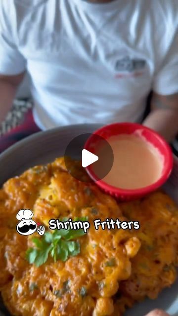 Mary Wright on Instagram: "Shrimp fritters" Shrimp Fritters Recipes, Fritters Recipes, Shrimp Fritters, Fritter Recipes, January 3, Date Dinner, Fish And Seafood, Seafood Recipes, Seafood