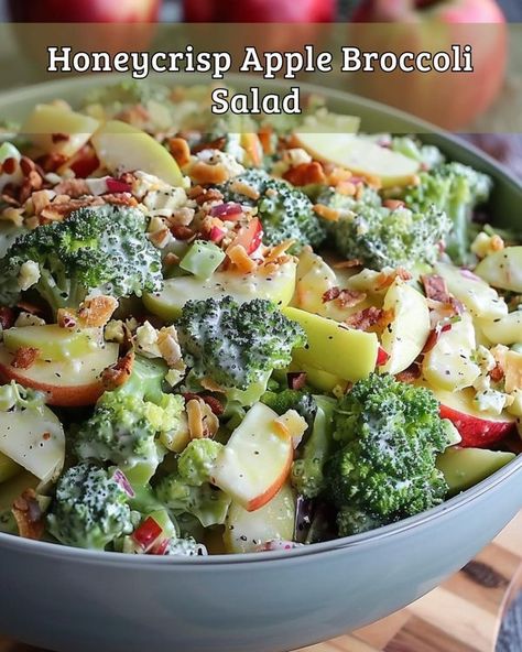 Fast Recipes Broccoli Salad Recipe Healthy, Broccoli Salad Recipes, Creative Dinners, Natural Food Recipes, Mexican Tater Tot Casserole, Pudding Recipes Healthy, Apple Broccoli Salad, Salads In A Jar, Broccoli Salads