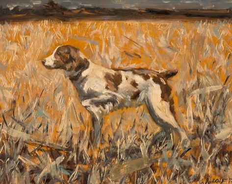 Spaniel Art, Brittany Spaniel, Bird Hunting, Ap Art, Aesthetic Painting, Western Art, Philadelphia Pa, Paintings & Prints, Birds Painting