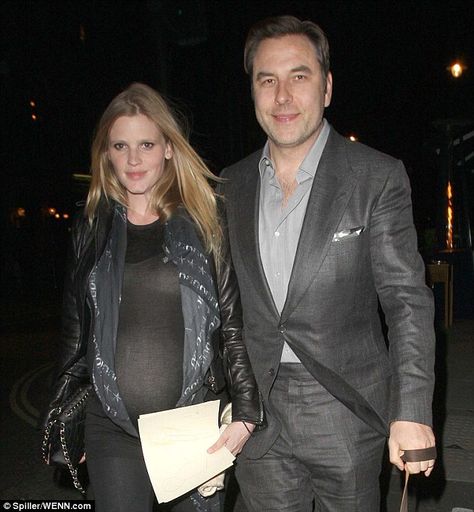 New parents: A representative has confirmed to the MailOnline Lara Stone and David Walliams welcomed a baby son into the world this weekend David Walliams, Lara Stone, First Time Parents, Stand Up Comedians, New Parents, A Boy, Bump, Comedians, Kids Boys