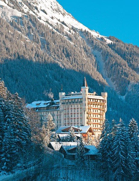 The Gstaad Palace is an ageless beauty. Even at 100 years old, this Swiss stalwart manages to feel new, thanks to regular refreshes. Generations of devoted guests keep coming back to this popular family-run property. From $512/night; palace.ch Gstaad Palace, Aspen Resort, Fairmont Banff Springs, Fairmont Banff, Best Ski Resorts, Ski Vacation, Ski Resorts, St Moritz, Palace Hotel