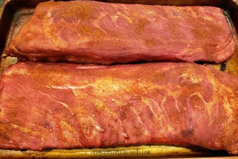 Traeger BBQ Baby Back Ribs / The Grateful Girl Cooks! Pellet Grill Ribs, Barbecue Meals, Garlic Ribs, Grill Ribs, Honey Garlic Ribs, Baked Ham Recipe, Honey Baked Ham Recipe, Traeger Cooking, Bbq Baby Back Ribs