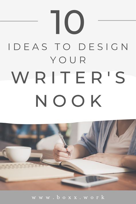 There are some fundamental elements for a well designed writer's nook. A place for uninterrupted time leads the list, kind of like a backyard office studio. #amwriting #writing #writinglife #writingcommunity Writing Room Ideas, Backyard Office Studio, Writers Office, Author Office, Writers Nook, Kids Homework Room, Writer's Office, Writing Nook, Writing Studio