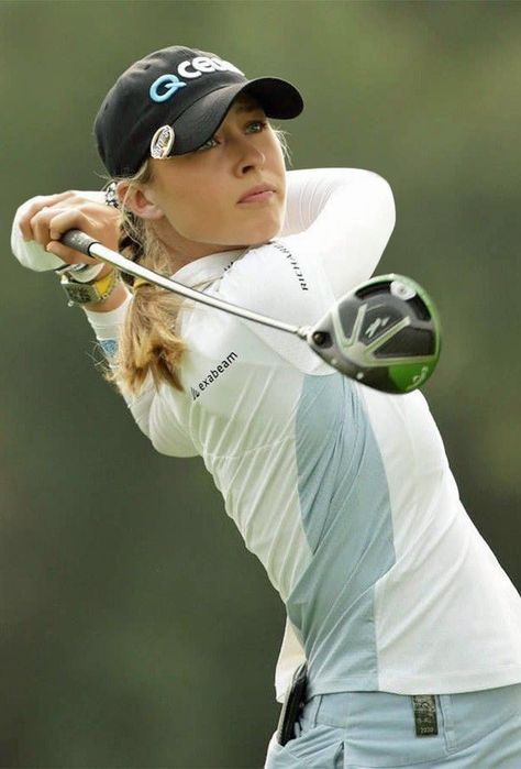 Nelly Korda (born July 28, 1998) is an American professional golfer who plays on the LPGA Tour, where she has won seven times and reached number one in the Women's World Golf Rankings. Golf Joggers, Nelly Korda, Martina Hingis, Golf Attire Women, Lpga Tour, Golf Drills, Girls Golf, Golf Attire, Golf Wear