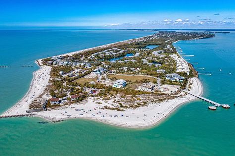 This Barrier Island Is One of Florida's Best Hidden Gems — and It Has a 110-year-old Inn Cayo Costa State Park, Gasparilla Island, Florida Resorts, Old Florida, Florida Vacation, Destin Beach, Florida Travel, Florida Keys, White Sand Beach