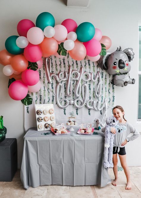 Koala Themed Birthday Party, Koala Party Decorations, Koala Birthday Party, Koala Party, Koala Birthday, Daniel Tiger Birthday Party, Tiger Birthday Party, Budget Birthday, Winter Onederland Birthday Party