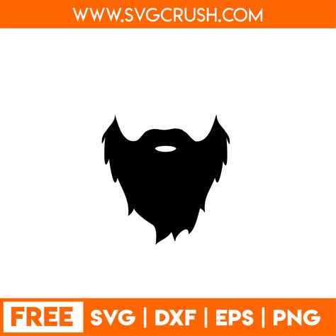 Beard Printable, Beard Svg Free, Beard Clipart, Beard Svg, Beard Silhouette, Beard Vector, Beard Logo, Beard Art, Men Logo