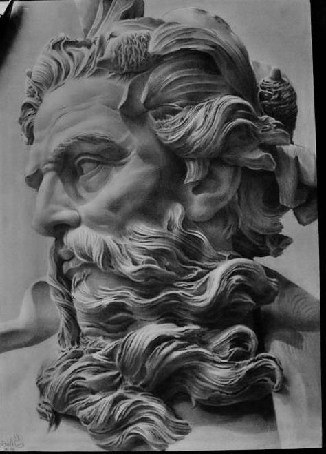 250 Best Zeus Tattoo Designs With Meanings (2022) Greek Mythology - TattoosBoyGirl Zeus Tattoos, Zeus Tattoo Design, Zeus Statue, Greek God Tattoo, Poseidon Tattoo, Zeus Tattoo, Statue Tattoo, Greek Mythology Tattoos, God Tattoos