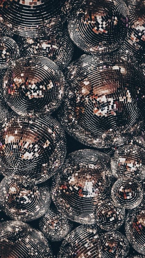 Disco Background, Black Wallpapers Tumblr, Disco Aesthetic, Ball Aesthetic, Wallpaper Iphonewallpaper, Silver Background, Mac Wallpaper, Cute Pastel Wallpaper, Aesthetic Phone