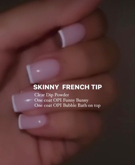 Funny Bunny Bubble Bath French Tip, Bubble Bath French Tip Nails, Funny Bunny And Bubble Bath Opi Gel, Short Bubble Bath Nails, Bubble Bath French Manicure, Gel Mani Ideas, Funny Bunny French Tip, Short Gel Mani, Funny Bunny French Nails