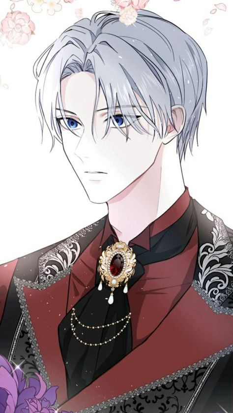 Grey Hair Men, Female Protagonist, Vampire Knight, The Emperor, Sketchbook Art Inspiration, Manhwa Manga, White Hair, Art Sketchbook, Main Characters