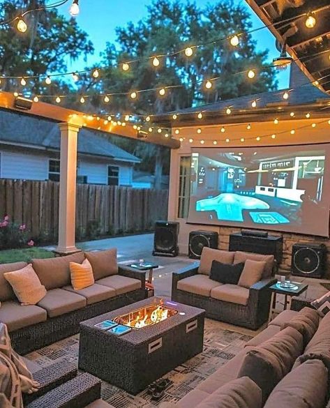 Cute Deck Ideas, Backyard Kids Play Area, Pools Backyard Inground, Backyard Views, Outdoor Patio Designs, Dream Life House, Patio Inspiration, Backyard Retreat, Outdoor Decor Backyard