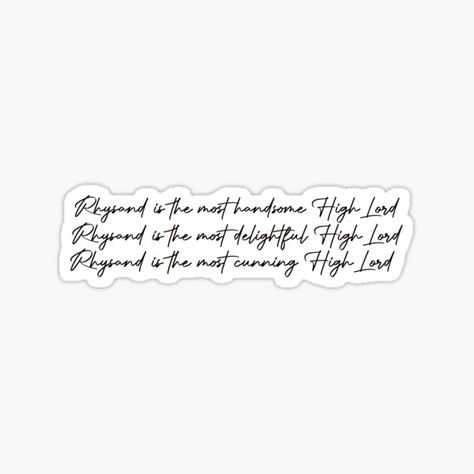 "Rhysand funny ACOTAR quote" Sticker for Sale by maevuhhh Funny Acotar, Cute Living Room Decor, Acotar Quotes, Cute Living Room, Learn From Your Mistakes, Stickers Laptop, Quote Stickers, Aesthetic Stickers, Sticker Book