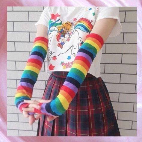 Kawaii Fashion Outfits, Size Difference, Arm Sleeves, Ootd Summer, Drawing Clothes, Swaggy Outfits, Knitted Gloves, Kawaii Clothes, Character Outfits