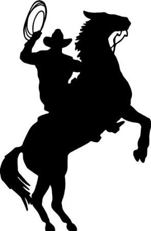 Amazon.com: COWBOY HORSE RIDER WESTERN WALL DECAL HOME DECOR SILHOUETTE LARGE 20" X 13": Everything Else Hirsch Silhouette, Horse Western, Wilde Westen, Cowboy Horse, Cowboy Theme, Horse Silhouette, Silhouette Images, Western Wall, Wood Burning Patterns