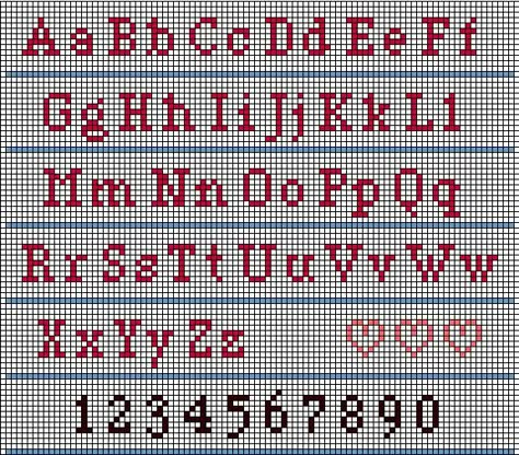 Cross Ideas, Alphabet Patterns, Cross Stitch Numbers, Cross Stitch Alphabet Patterns, Embroidery Stitches Beginner, Simple Stitch, Cross Stitch Fonts, Cross Stitch Letters, Simple Cross