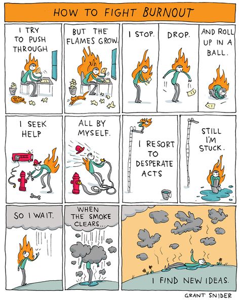 INCIDENTAL COMICS: How To Fight Burnout Literary Devices Posters, Grant Snider, Perspective Quotes, Writing Memes, Goal Journal, Life Comics, Literary Devices, 7 August, 4th November