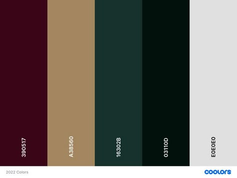 Dark Cool Tone Color Palette, Dark Rich Color Palette, Medusa Color Palette, Black Complimentary Colors, Dark Color Pallet, Dark Color Palettes, Dark Academia Palette, Color Palette Dark Academia, Dark Academia Colors