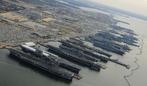 Norfolk Naval Base Uss Enterprise Cvn 65, Naval Station Norfolk, Go Navy, Us Navy Ships, Norfolk Virginia, Naval Force, Navy Aircraft, Sea Level Rise, United States Navy