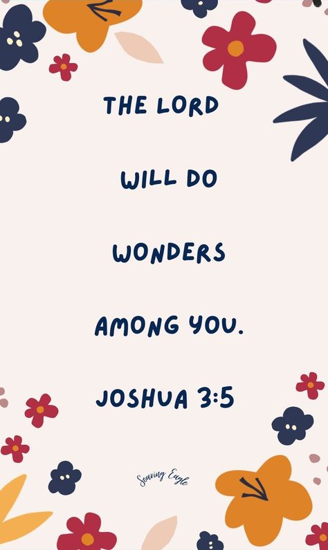 Joshua 3:5, Joshua Bible Verses, Wallpapers Bible, Joshua Bible, Verses Bible, Verse Bible, Fast And Pray, Bible Study Lessons, Bible Notes