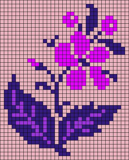 Alpha pattern #120616 variation #220424 | BraceletBook Fall Cross Stitch, Seed Bead Jewelry Patterns, Beaded Flowers Patterns, Graph Crochet, Baby Cross Stitch Patterns, Pixel Crochet, Tapestry Crochet Patterns, Crochet Design Pattern, Crochet Girls