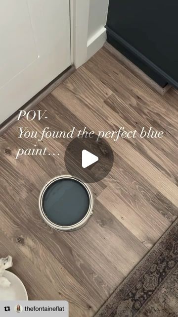 Interiors with Becky on Instagram: "My favorite navy blue paint 🥰 I will almost always suggest some shade of navy blue! It provides the perfect accent color without going too bold. Would you use blue paint in your home?  ——————————————————————————————————— #bluepaint #interiorpaint #exteriorpaint #painting #paint #interiordesign #housepaint #interiors #diy #homedesign #colour #homedecor #homepaint  #drywall #interior #house #interiorstyling #interiorinspiration #home #unitrenderspace #contractor #interiorpainters #interiorinspo #paintingcompany #professionalpainters #colourinspiration #accentwall #blueaesthetic #sherwinwilliams #taylorswift" Dusty Navy Blue Paint, Dark Blue Paint Colors For Bedroom, Navy Blue Basement, Behr Midnight Blue, Neutral Blue Paint, Midnight Blue Paint, Dark Blue Paint Color, Navy Blue Paint Colors, Indigo Walls