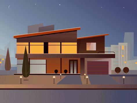 Our team created a video for Ubihome, a home security and automation device that can be controlled wherever you are.  Summer version: https://vimeo.com/181533167  Winter version: https://vimeo.com/... Sarah Richardson Home, Video Security, Building Illustration, Motion Graphics Inspiration, Smart Home Design, Brand Graphics, Architecture Concept Drawings, Graphics Animation, House Illustration