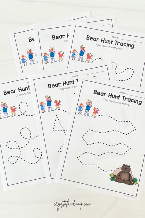 We Are Going On A Bear Hunt Activities Preschool, Bear Tracing Preschool, Going On A Bear Hunt Craft Preschool, I'm Going On A Bear Hunt Activities, Going On A Bear Hunt Printables, Going On A Bear Hunt Preschool, Bear Week Preschool, Bear Hunt Activities Preschool, Going On A Bear Hunt Craft