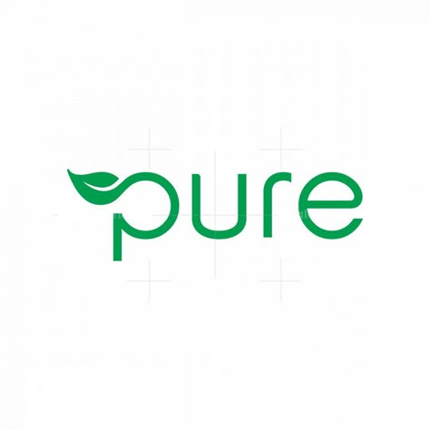 Pure Leaf Logo for sale. Modern, simple and unique ready made wordmark. The design conveys fresh, organics, nature, natural, green, agro, eco and professional. This signet is suitable for agriculture marketplace, agricultural business, indoor plant supply, medicine, dentist, water filter product, farm, landscaping and garden contractor. The symbol itself will looks nice as social media avatar and website or mobile icon. Natural Medicine Logo, Organic Products Logo, Eco Friendly Logo Design, Garden Logo Design, Eco Branding, Eco Logo Design, Eco Friendly Logo, Farm Landscaping, Plant Logo