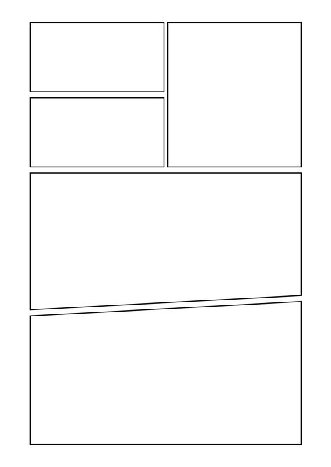 Manga Panel Outline, Manga Book Template, Comic Drawing Template, Manga Template Background, Manga Pages Drawing, Comic Panel Template, Comic Pannel Layout Blank, Making Manga Tips, Manga Page Template