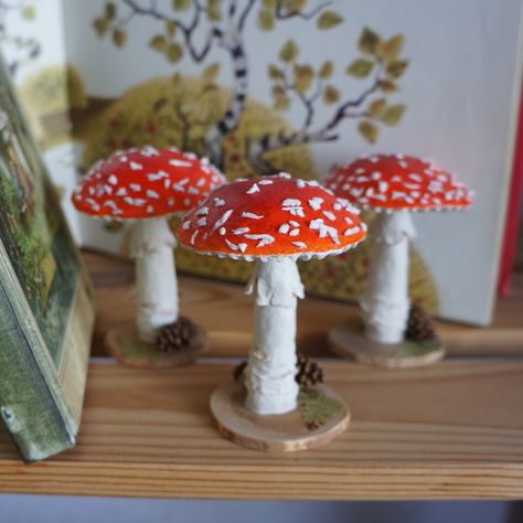 Creative Gift Packaging, Fly Agaric Mushroom, Mushroom Crafts, Mushroom Decor, How Beautiful, Creative Gifts, Diy Gifts, 1 Piece, Halloween Decorations