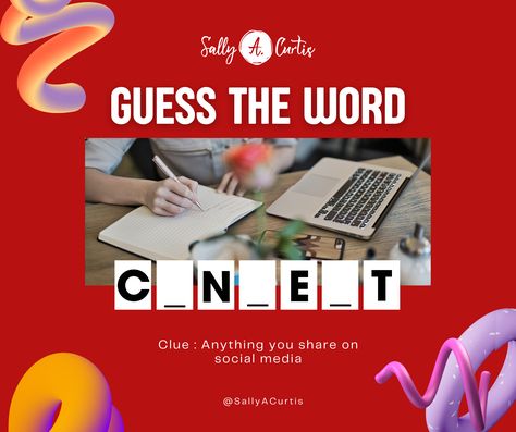 It's time to put your thinking caps on and guess what this mysterious word that describe the thing you share on social media, whether it's a text update, a photo, graphic, video, link, etc. 🤓🧐 If you think you know, drop the answer in the comments! 😁 #GameTime #Engage #Collaboration #VirtualWorld Social Media Games Posts Ideas, Pubmat Layout, Guess The Word Game, Mysterious Words, Text Games, Free Social Media Templates, Graphic Video, Scramble Words, Guess The Word