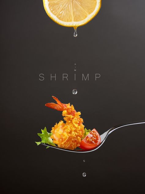 Shrimp Photography, Cocktail Book Design, Japanese Food Photography, Asian Food Photography, Food Art Photography, Cafe Ideas, Food Menu Design, Food Content, Food Drink Photography