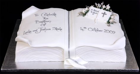 book shaped cake | hope that you like my birthday ideas. Christian Cakes, Boy Communion Cake, Comunion Cake, Confirmation Ideas, Bible Cake, Christening Decorations, Confirmation Cakes, First Communion Cake, Open Bible