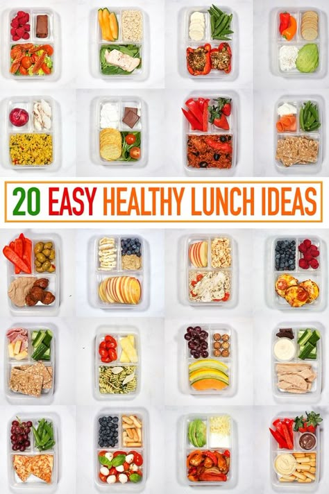 A whole month of Healthy Lunch Ideas all in one place - These make ahead, healthy lunch ideas for work or home are all quick and easy to make. Including vegetarian and clean eating options. Packed lunches are the perfect money saving, meal prep option for the midday meal. #tamingtwins #packedlunches #healthy #healthyfood #lunchideas #healthylunches Make Ahead Healthy Lunch, Easy Healthy Lunch Ideas, Healthy Lunch Ideas For Work, Easy Healthy Lunch, Lunch Ideas For Work, Healthy Packed Lunches, Healthy Lunches For Work, Clean Eating Lunch, Packed Lunches