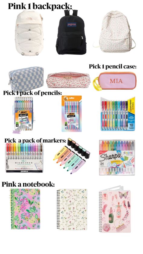 Bic Pencils, Pencil Case, Markers, Back To School, Notebook, Pencil, Backpacks, 10 Things, Quick Saves