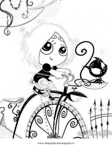 ruby gloom cartoon on Pinterest | Ruby Gloom, Coloring Pages and Bats Ruby Gloom Tattoo, Gloom Tattoo, Tattoo Black And White, Ruby Gloom, Emo Art, Hello Kitty Drawing, Colouring Printables, Tattoo Black, Goth Art