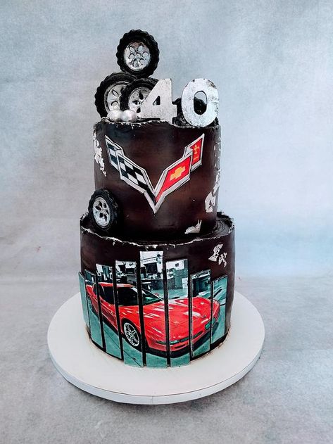 Corvette Cake, Cute Birthday Cakes, Cake Decorating, Birthday Cake, Cake, Birthday