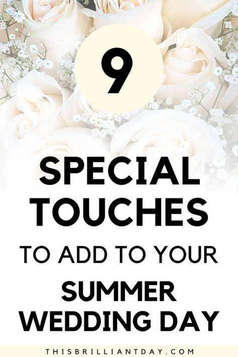 9 Special Touches To Add To Your Summer Wedding Day Summer Wedding Inspiration, Summer Wedding Outdoor, Wedding Inspiration Summer, Outdoor Wedding Reception, Outdoor Summer, Creative Inspiration, Perfect Summer, Winter Wedding, Outdoor Wedding