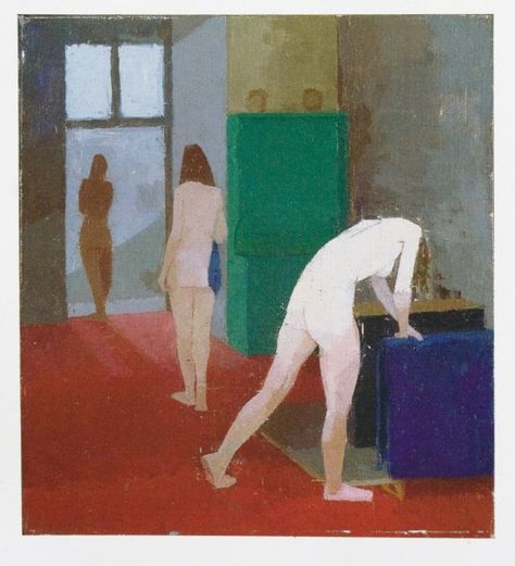 Euan Uglow | Art Database Euan Uglow, Painting References, Alex Colville, Audrey Kawasaki, Andrew Wyeth, Art Exhibitions, Painting Workshop, Blue Towels, Art Uk