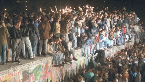 Fall of the Berlin Wall Fall Of Berlin Wall, Berlin Wall Fall, The Berlin Wall, West Berlin, East Berlin, Reunification, Historical Moments, Berlin Wall, East Germany