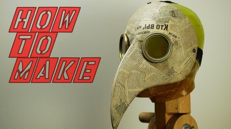 Paper Mache Plague Doctor Mask, Diy Plague Doctor Mask Cardboard, Plague Doctor Mask Tutorial, How To Make Plague Doctor Mask, Plague Mask Diy, Sundrop Mask Tutorial, Diy Plague Doctor Mask, Plague Doctor Mask Pattern, How To Make Mask