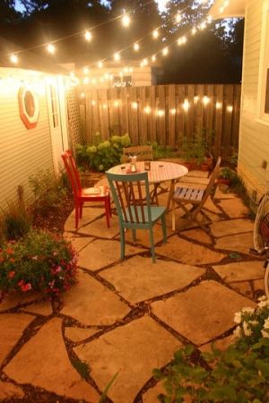 i could do this basic patio idea for my tiny side yard...could be cool Dry Creek, Have Inspiration, Outside Living, Pergola Plans, Small Yard, Side Yard, Small Patio, Building Plans, Backyard Oasis