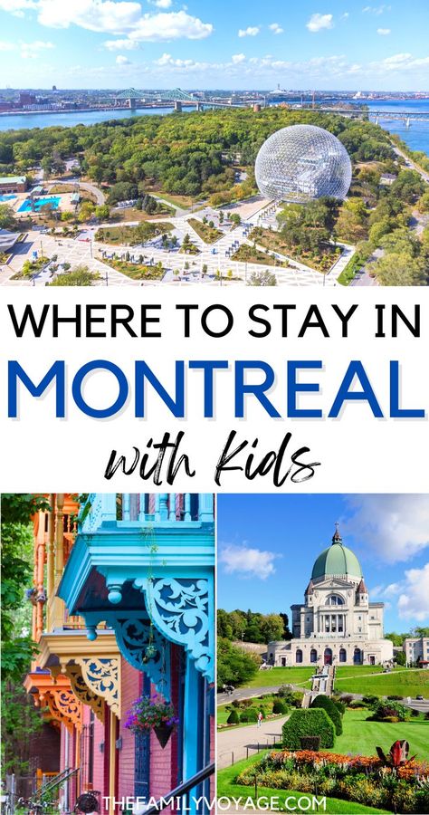 If you're searching for where to stay in Montreal with kids, this post is for you! SAVE for later, and CLICK to see the best places to stay in Montreal with kids, including family-friendly hotels in Montreal, best Montreal Airbnbs for families and more. | Montreal where to stay with kids | where to stay in Montreal Canada | Montreal Canada with kids | best Montreal hotels for families Montreal Family Vacation, Montreal With Kids Summer, Canada With Kids, Montreal Hotels, Montreal With Kids, Montreal Things To Do, Montreal Vacation, Montreal Travel Guide, Montreal Travel