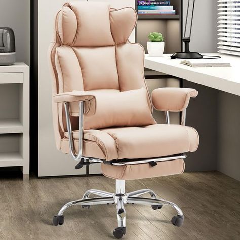 It's very pretty. As it says in the description. To see if it is of good quality. Boho Home Office Decor, Office Decorations At Work, Comfy Desk Chairs, Office Chairs For Women, Cute Office Chair, Feminine Home Office Classy, Comfy Desk Chair, Recliner Office Chair, Girly Home Office