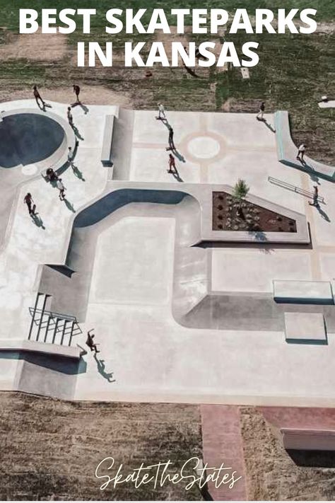 Skateboarding In Kansas Skatepark Design, Community Playground, Skateboard Park, State Of Kansas, Sport Park, Youth Center, Haim, Mountain Bike Trails, Street Furniture