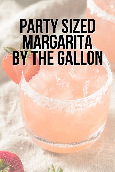 Summer gatherings call for refreshing drinks, and there's nothing quite like a classic margarita to beat the heat. This recipe takes everyone's favorite cocktail to the next level by making it in a large batch, Gallon Of Margarita Recipe, 1 Gallon Margarita Recipe, Margarita Batch Recipe, Big Batch Margarita Recipe, Batch Margarita Recipe, Gallon Margarita Recipe, Large Batch Margarita Recipe, Drink For Party, Strawberry Margarita Recipe On The Rocks