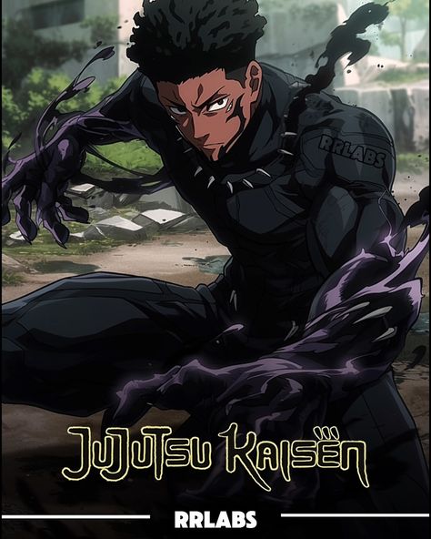 RetroRen Labs | Black Panther in the Animeverse 👀 | Instagram Black Panther Black And White, Black Panther Suit Design, Black Naruto Characters, Black Panther Pfp, Anime Black Character, Black Panther Fan Art, Black Anime Art, African Animation, Anime Multiverse